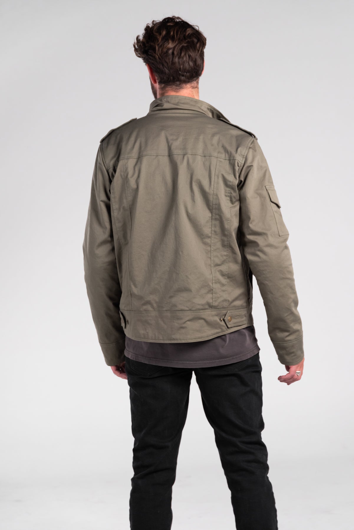 Black Hawk Aramid Mens Lightweight Motorcycle Jacket