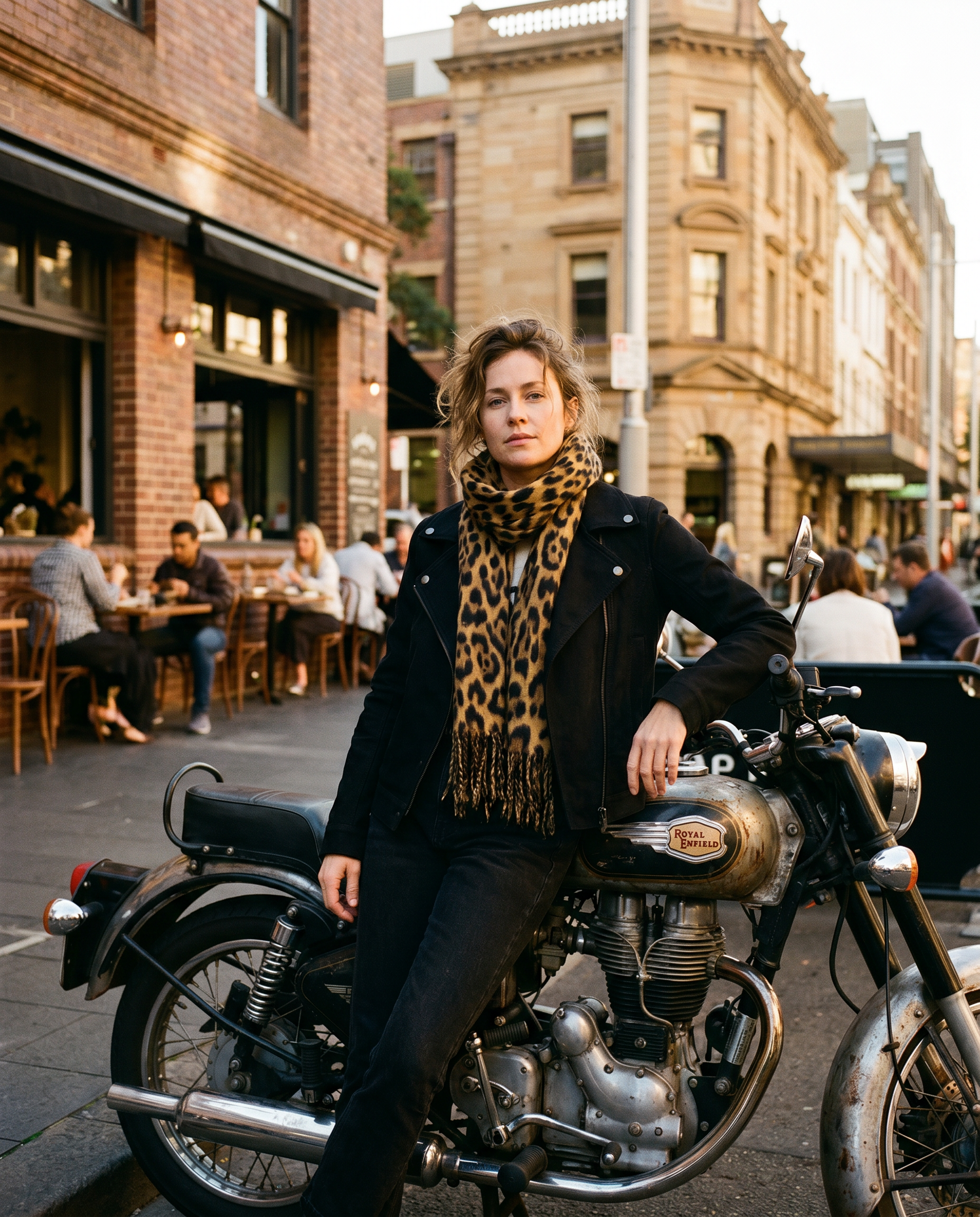 Cashmere Leopard Print scarf