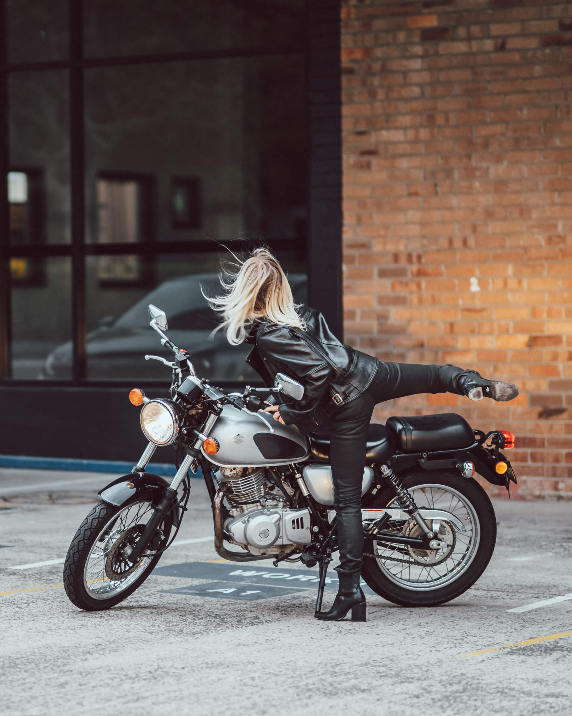 Venus reinforced motorcycle jeans