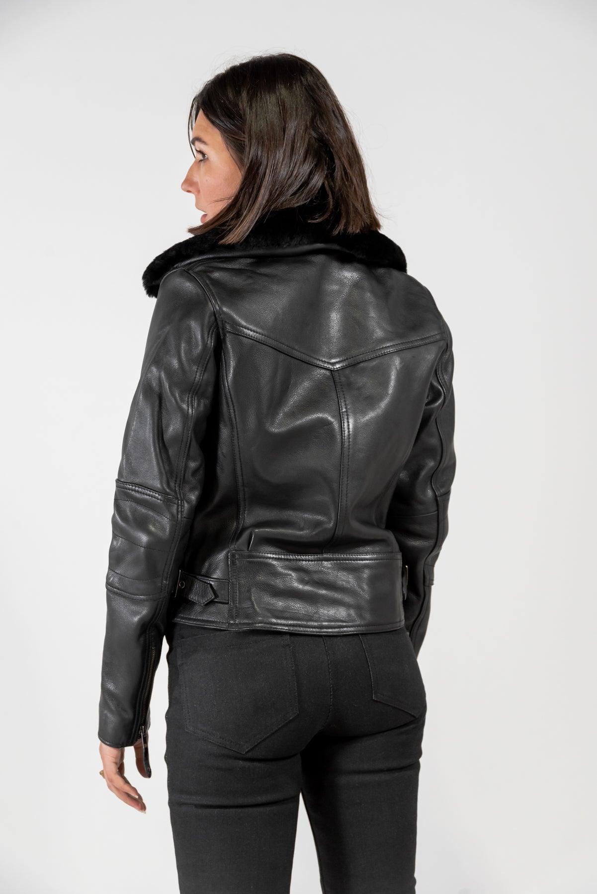 Detachable Merino Wool Collar - For Fly By Night Motorcycle Jacket Merla Moto
