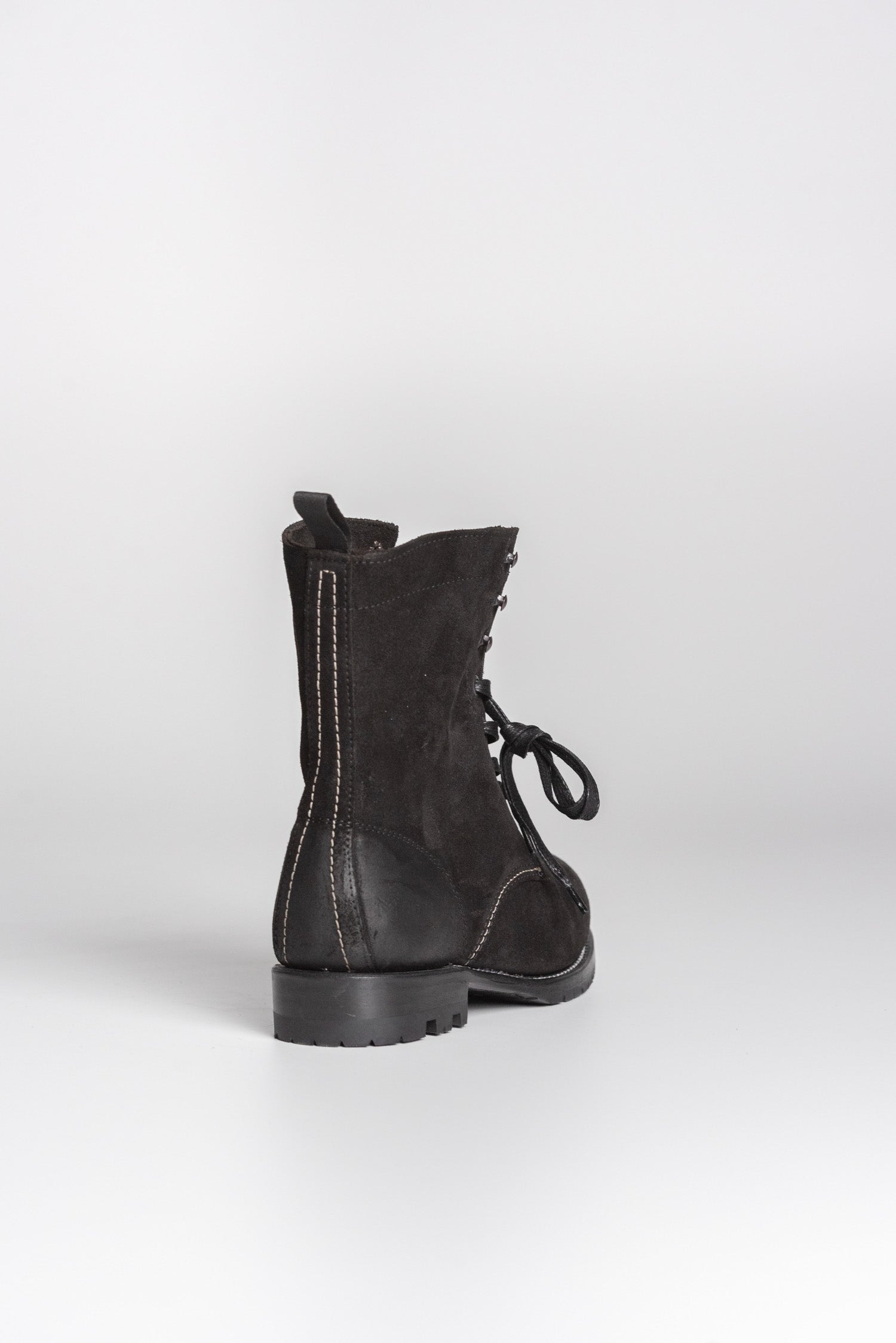 Leather Lace Up Boots MERLA MOTO