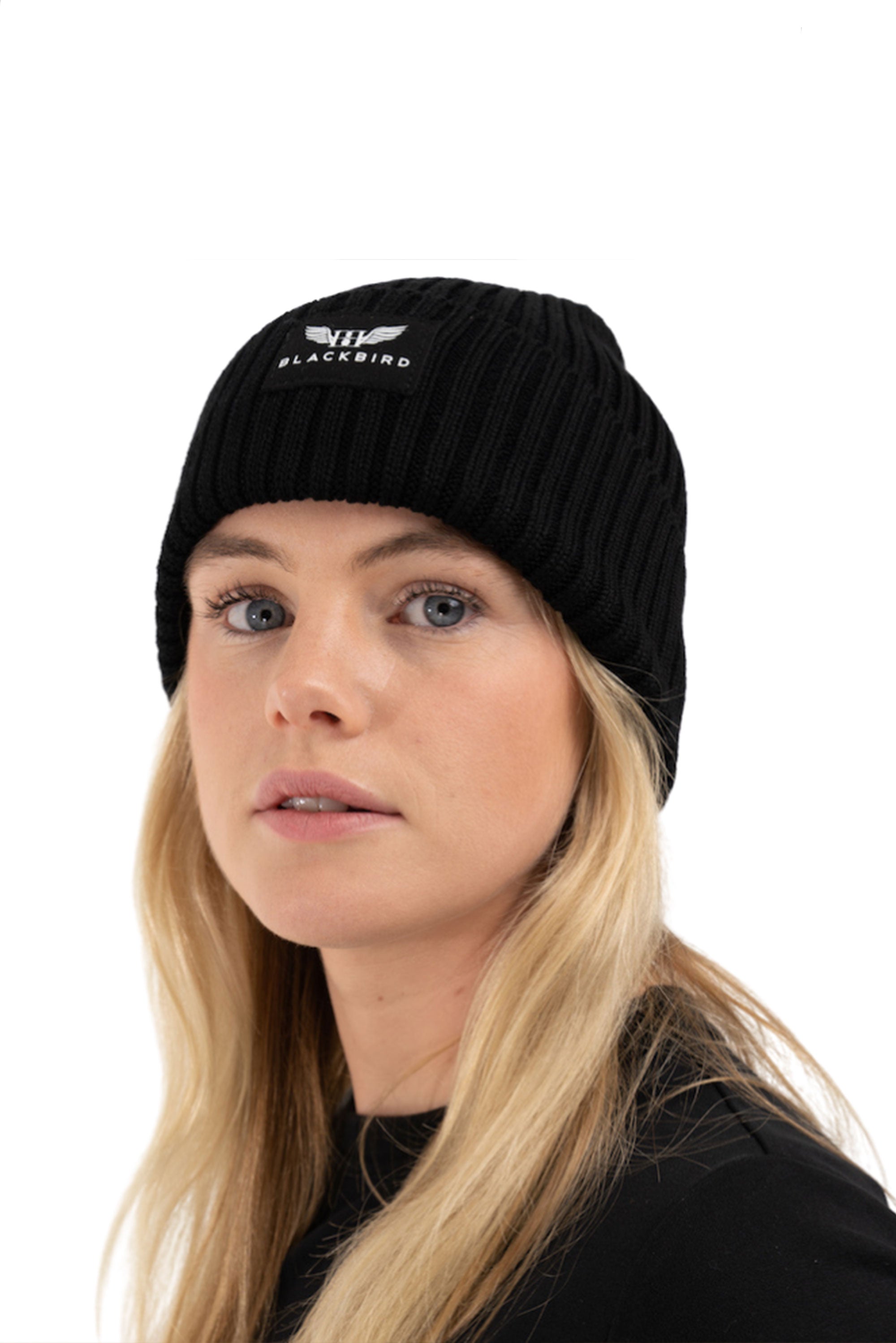 Merino Wool Beanie Merla Moto