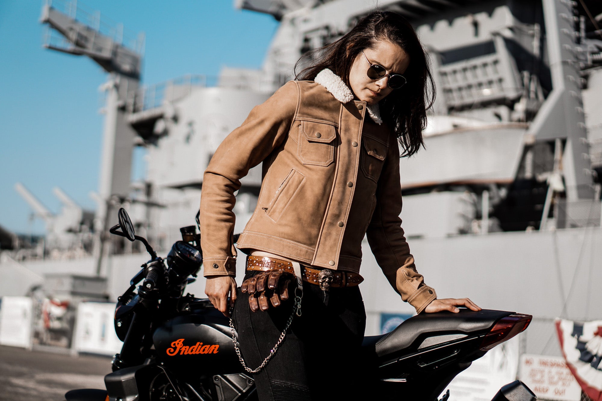 Womens Leather Biker Jacket Motorcycle Jacket 100% Genuine Lambskin Le –  LINDSEY STREET