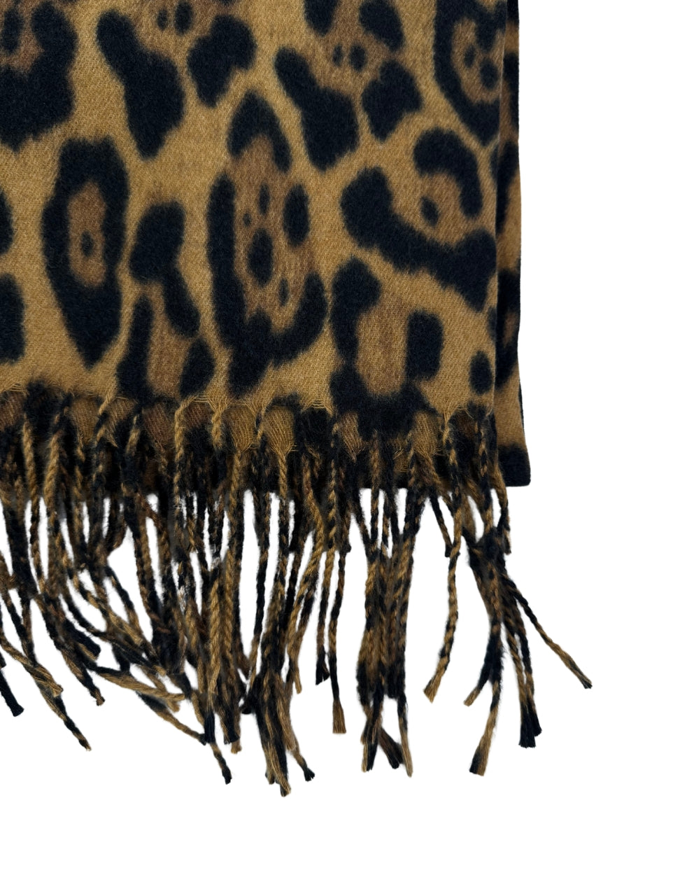 Cashmere Leopard Print scarf