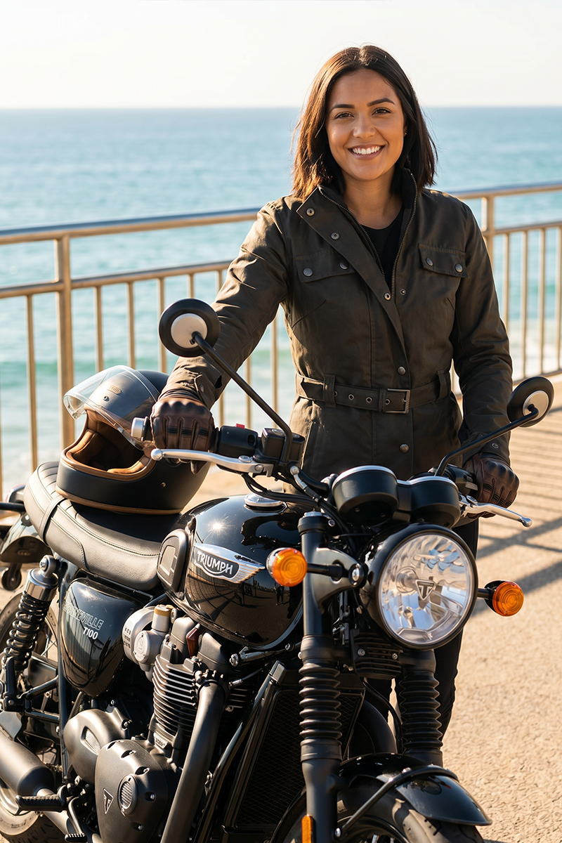 Catalina Womens Motorcycle Jacket (Armoured)