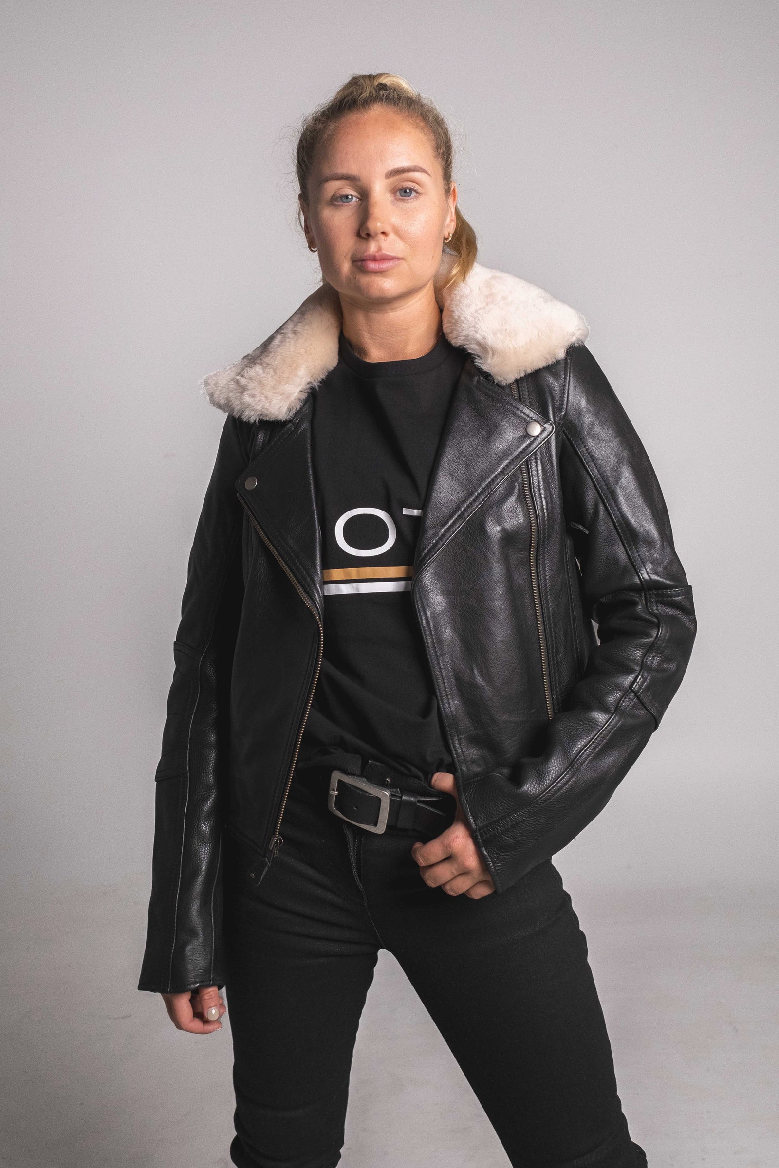 Morwenna Darkhart -  Leather Motorcycle Jacket by The Nevermore