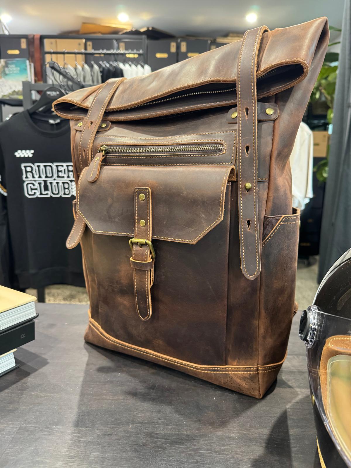 Shadow Rider Leather Backpack