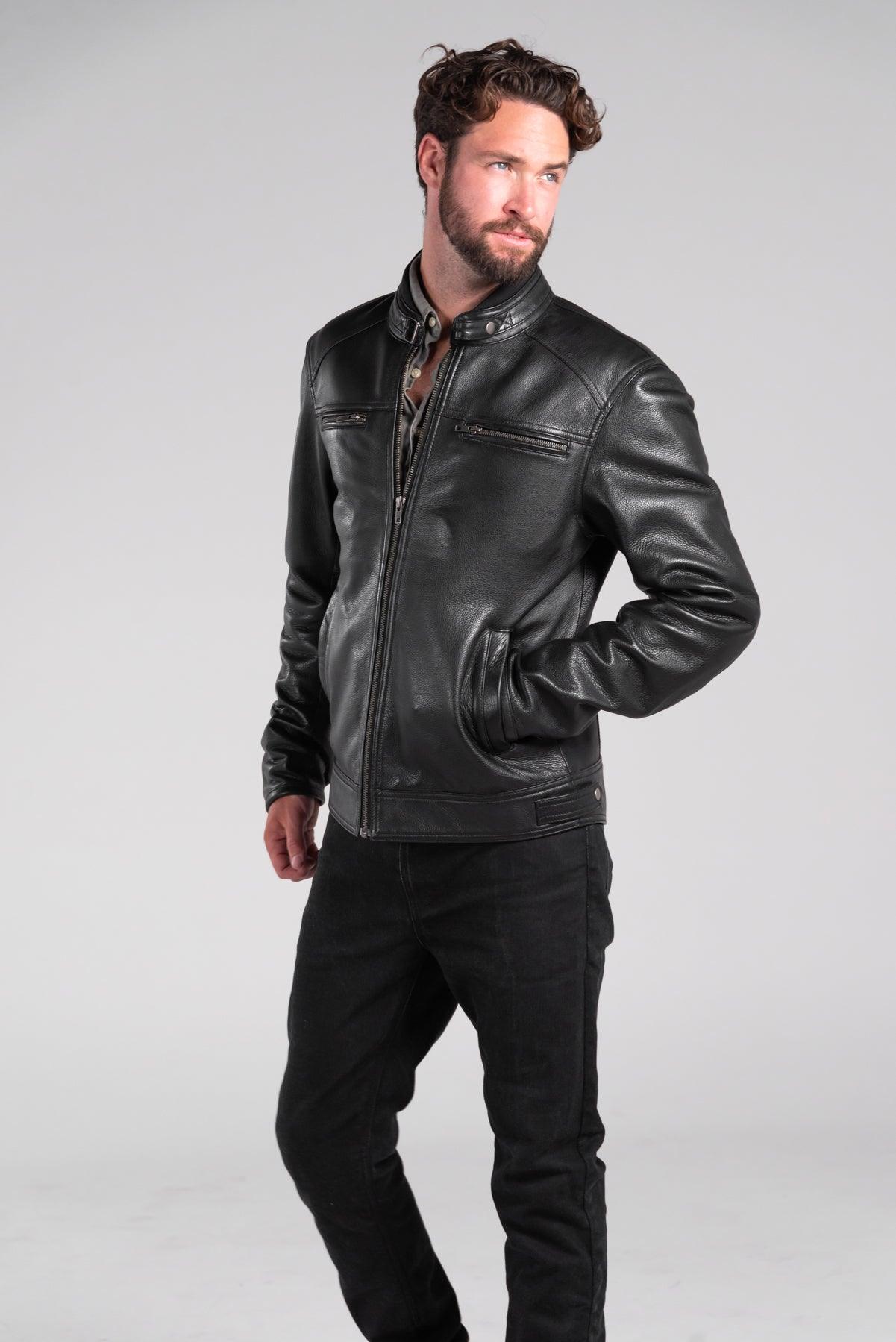 Duke Leather Motorcycle Jacket Merla Moto