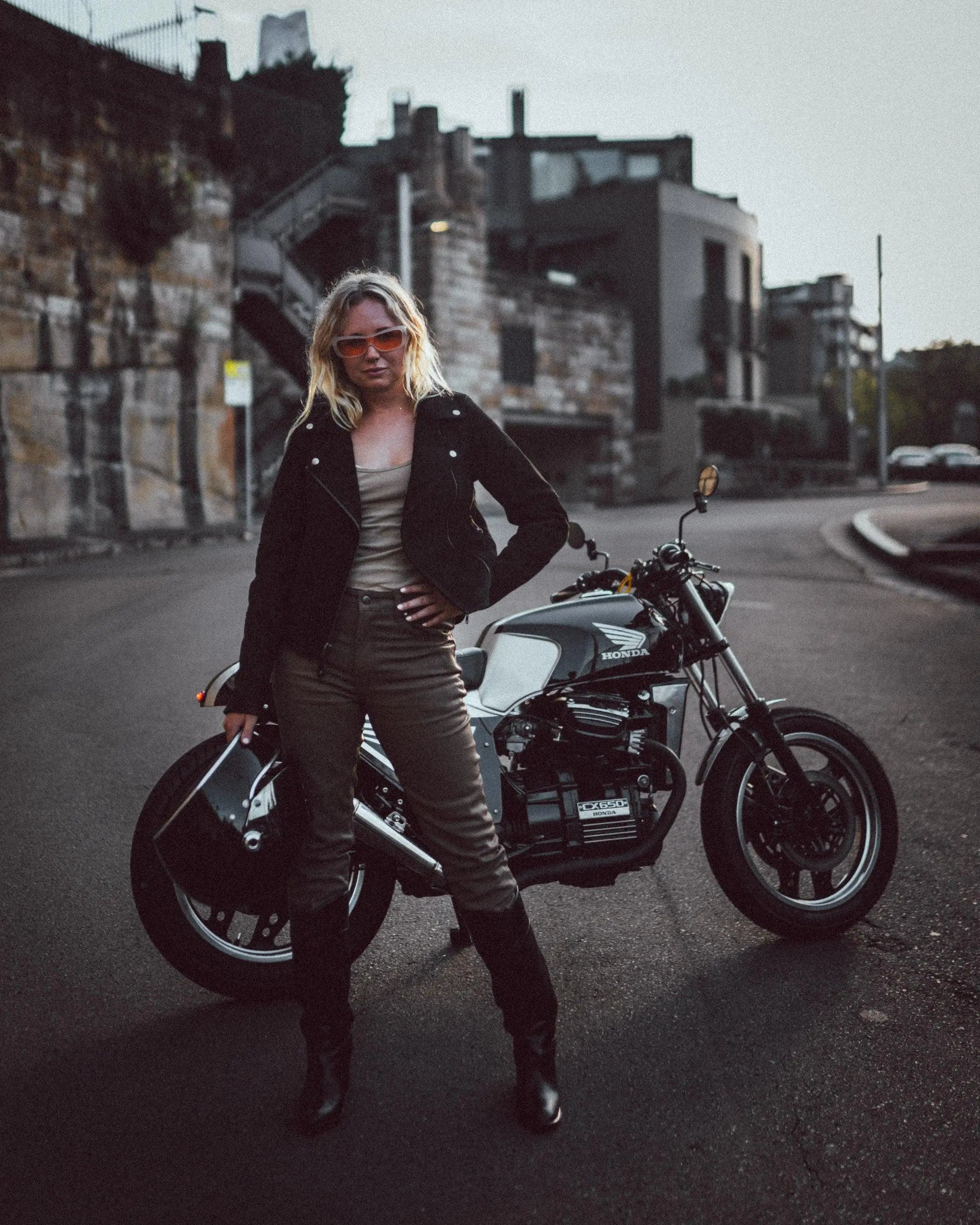 Festival Fringe Leather Motorcycle Jacket Merla Moto