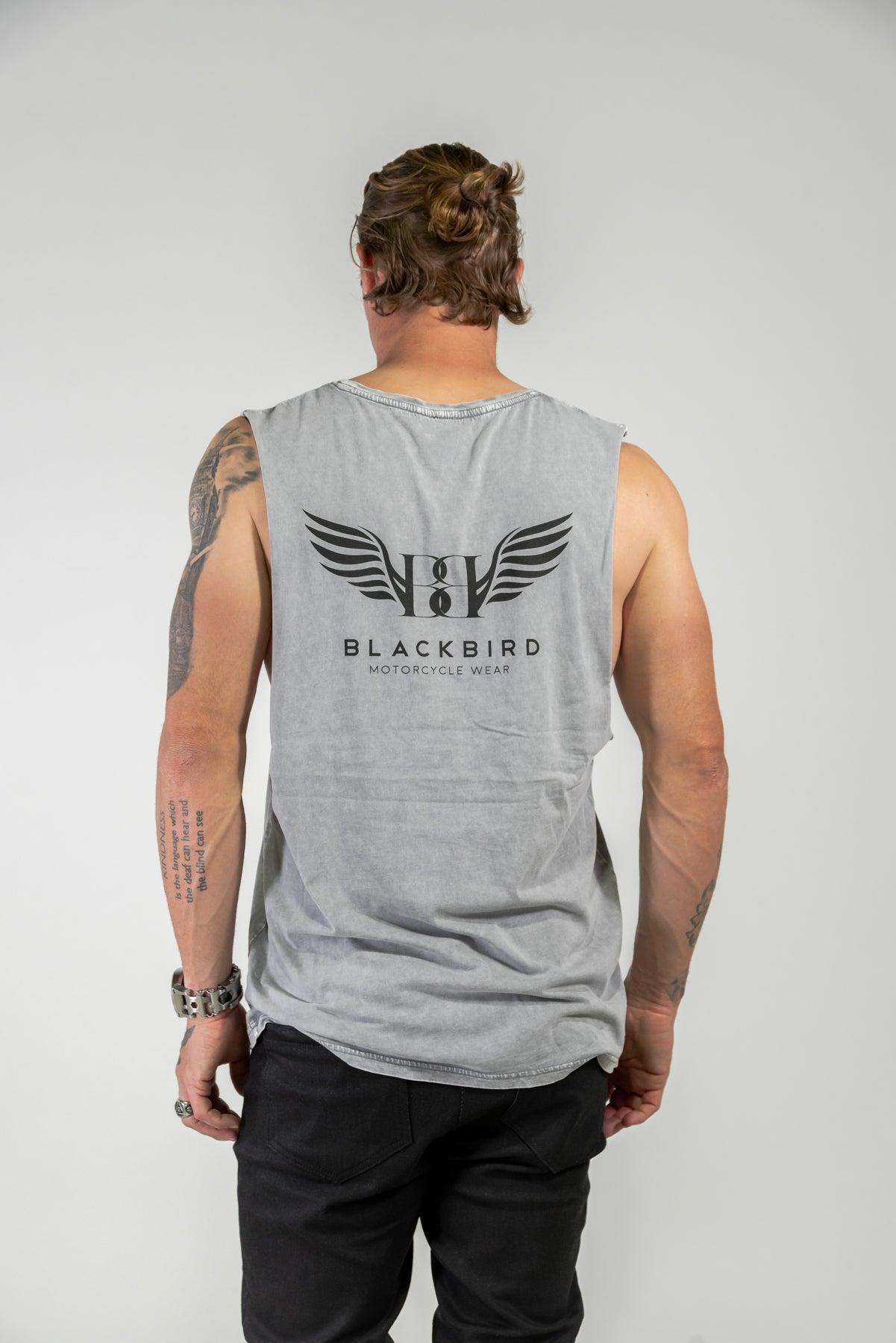 Blackbird Brushed Cotton Logo Tank Top